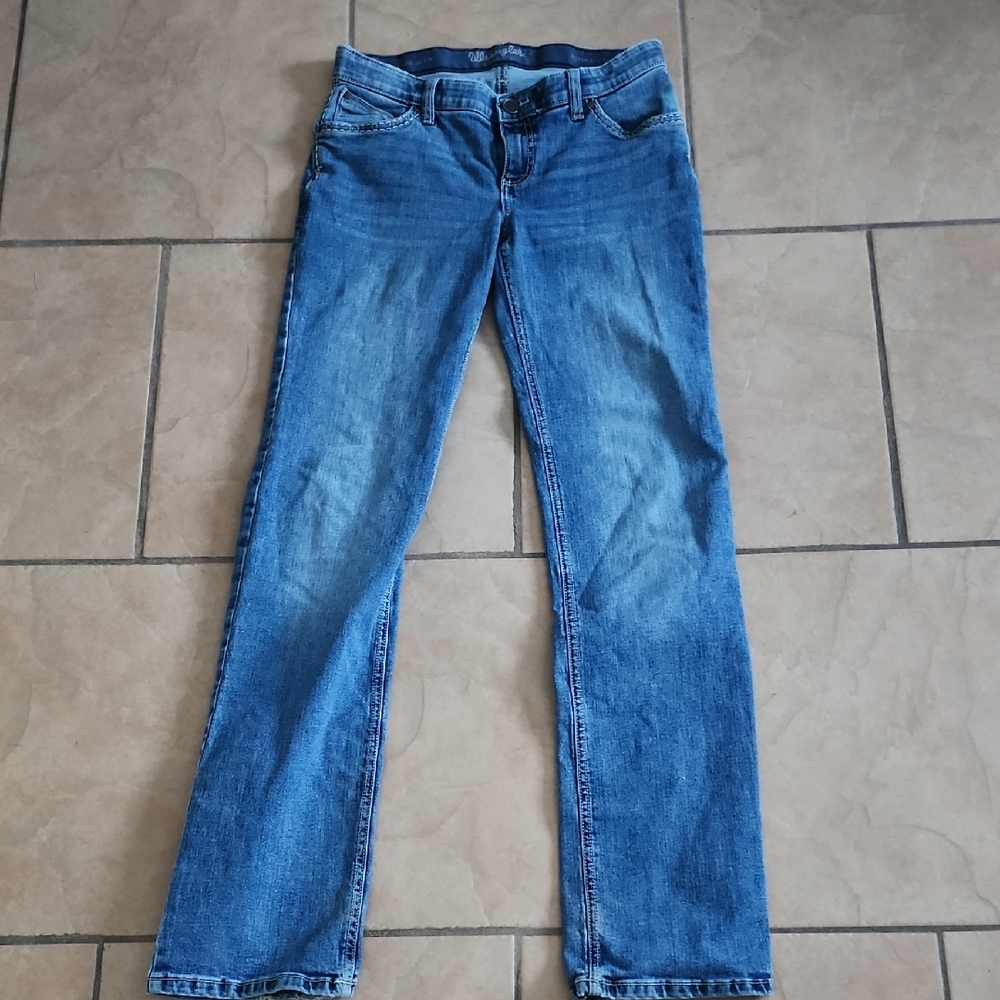 Wrangler Shiloh Women's Riding Tall Straight Leg Blue Jeans